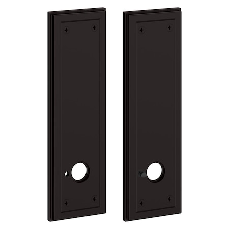 Baldwin Privacy Rosettes Oil Rubbed Bronze R051.102.PV